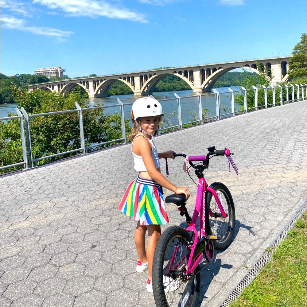 Mini Boden Multicolor Striped Skirt